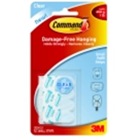 Command Command Clear Refill Strip; Small - 1 Lb. - Pack 12 1434863